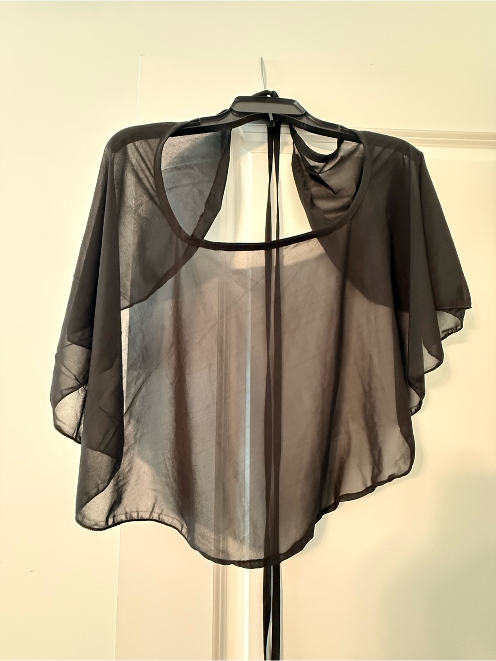 Sheer Black Ballerina Skirt